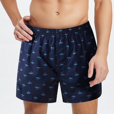 Men's Woven Printed Fashionable Boxer Shorts