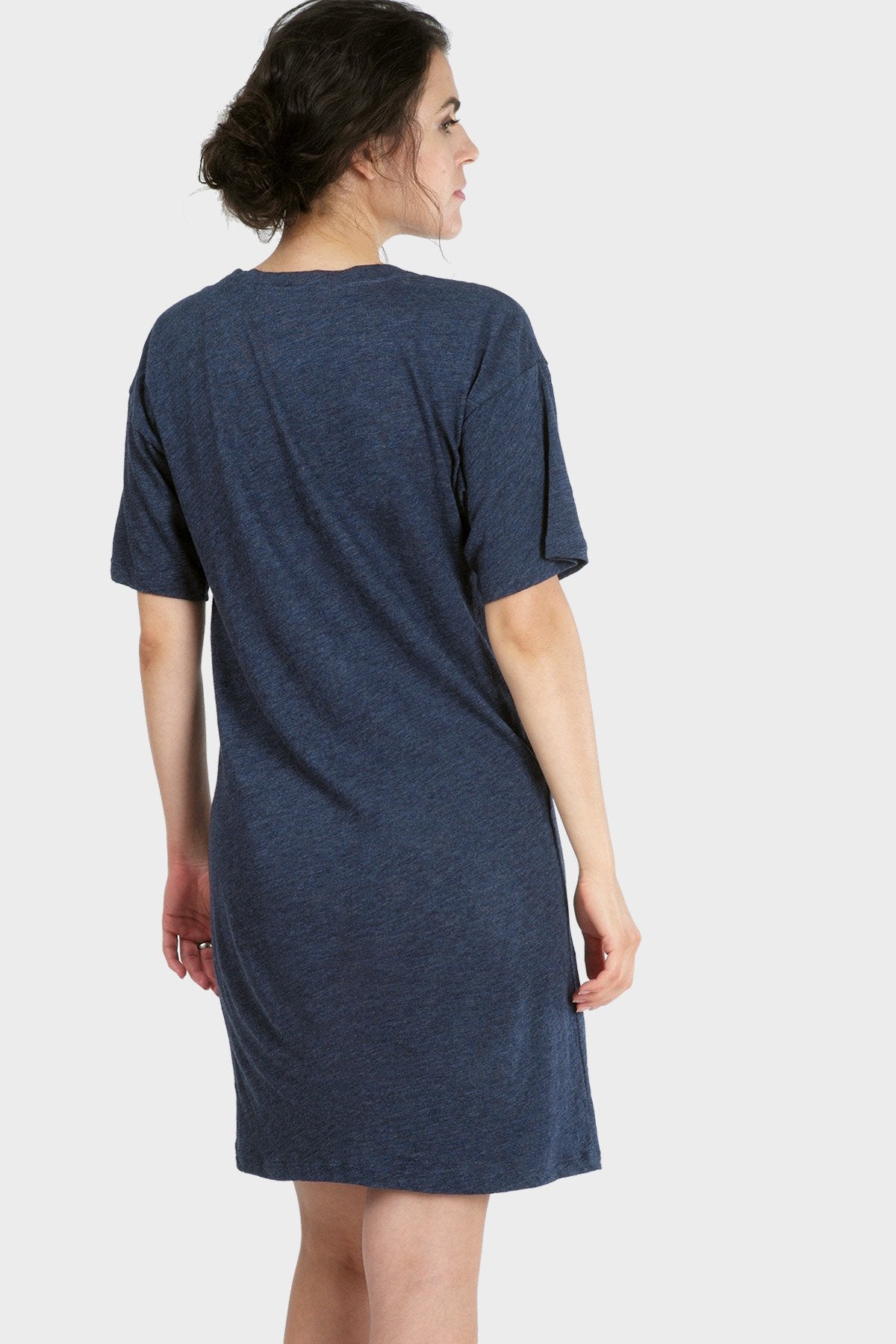 Women's Shirt Dress by Mika, T-Shirt Dress, Organic Cotton Blend