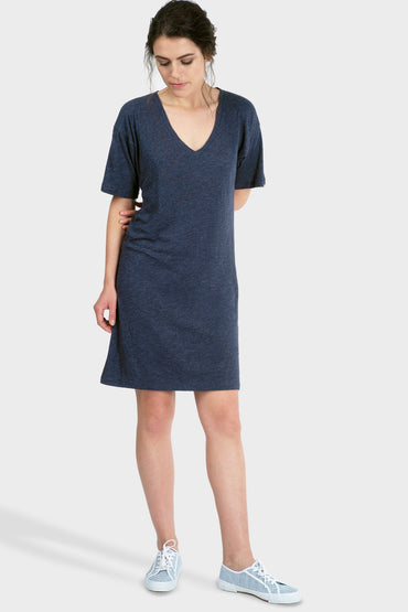 Women's Shirt Dress by Mika, T-Shirt Dress, Organic Cotton Blend