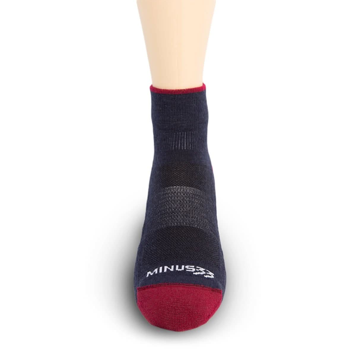 red and blue socks