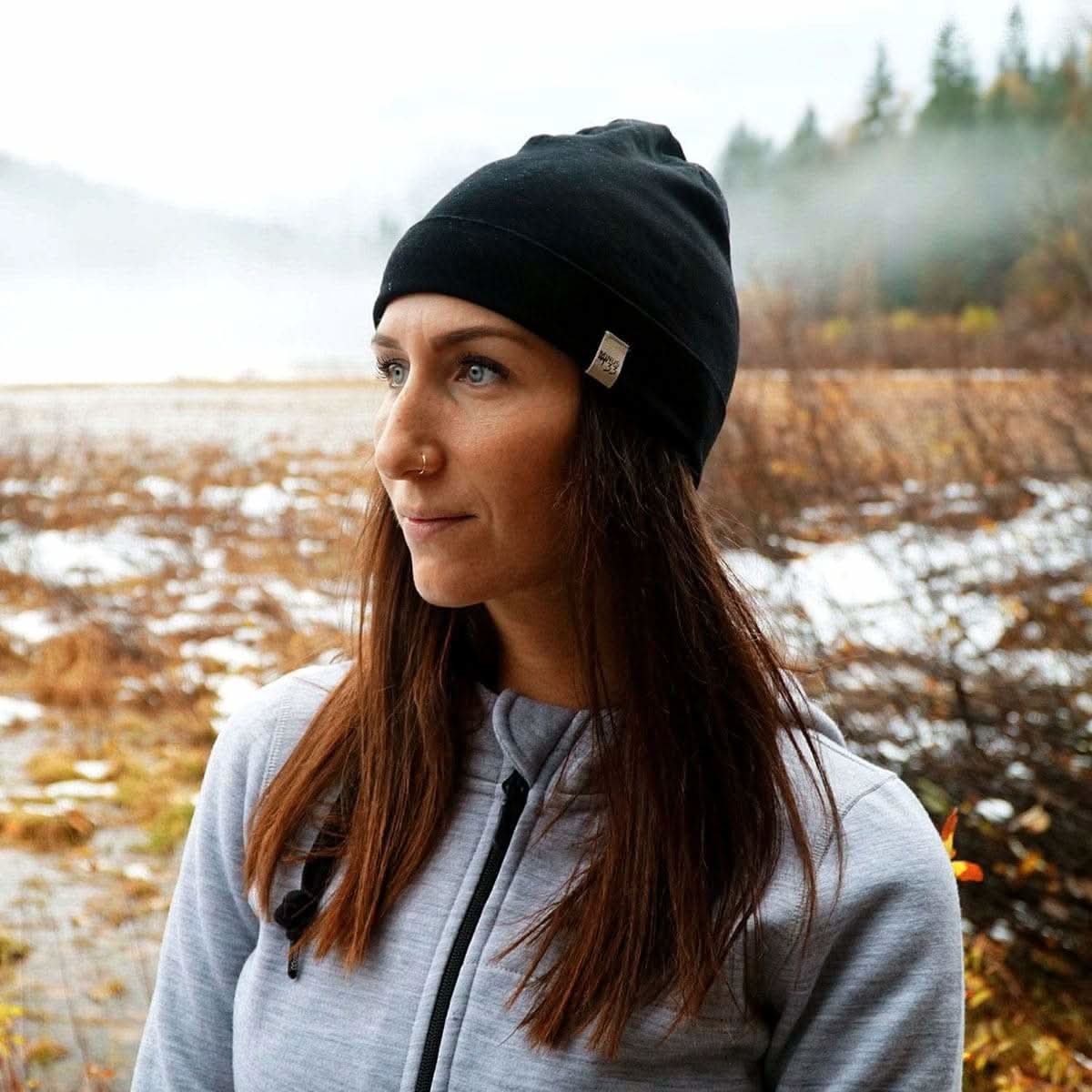 Lightweight Ridge Cuff Beanie 100% Merino Wool