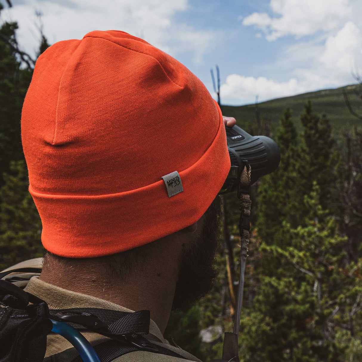 Lightweight Ridge Cuff Beanie 100% Merino Wool