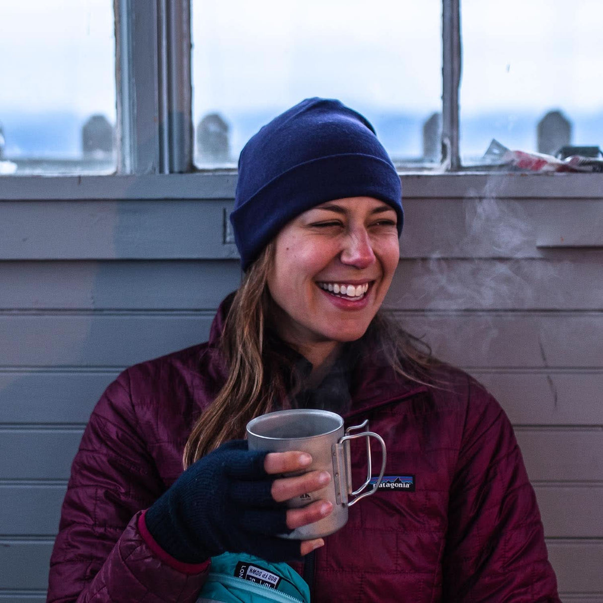 Lightweight Ridge Cuff Beanie 100% Merino Wool