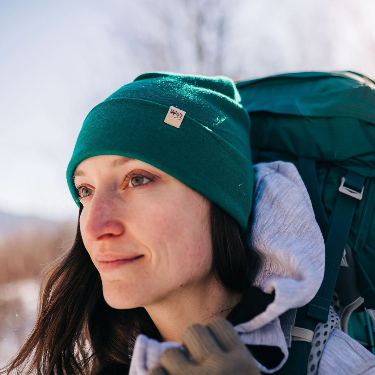 Lightweight Ridge Cuff Beanie 100% Merino Wool