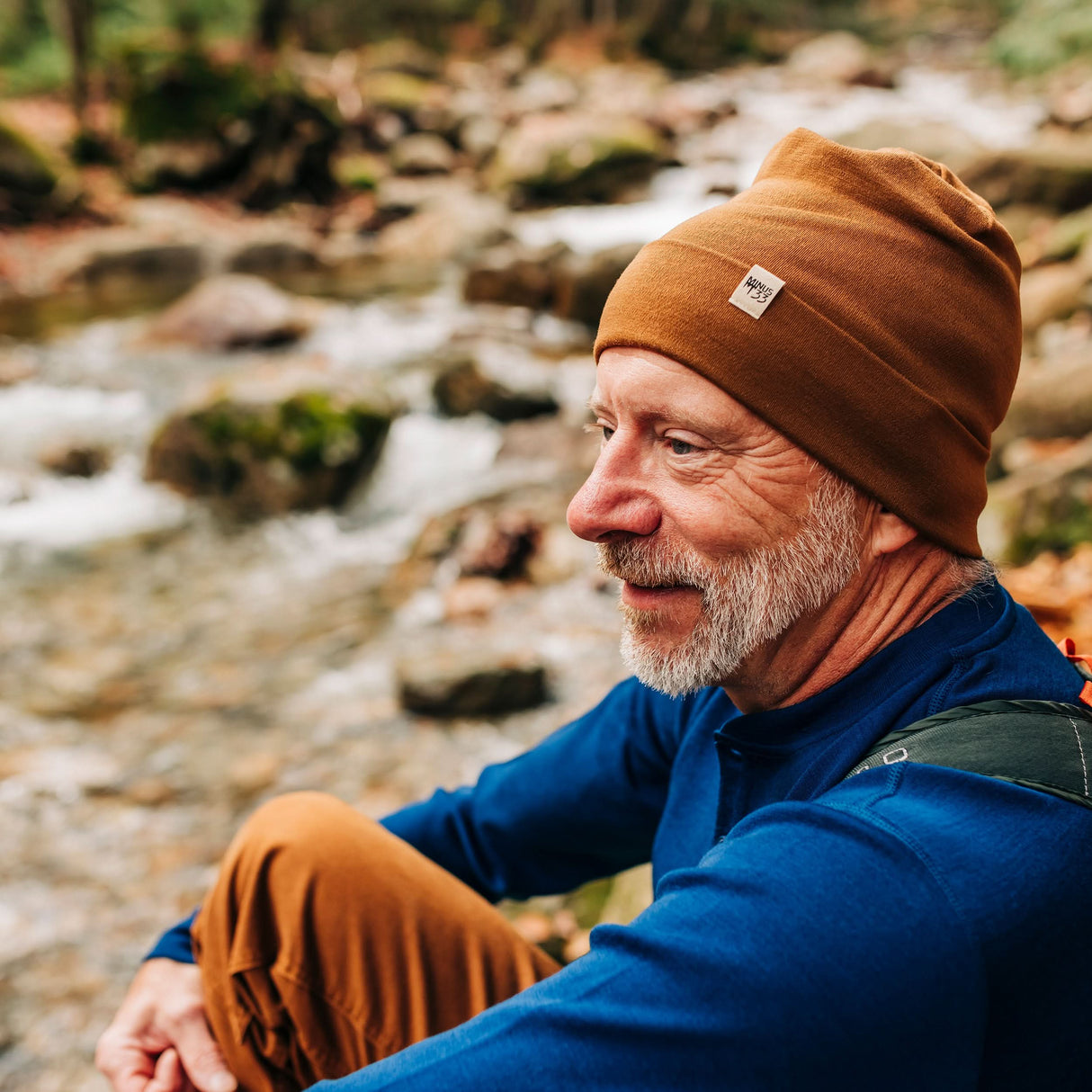 Lightweight Ridge Cuff Beanie 100% Merino Wool