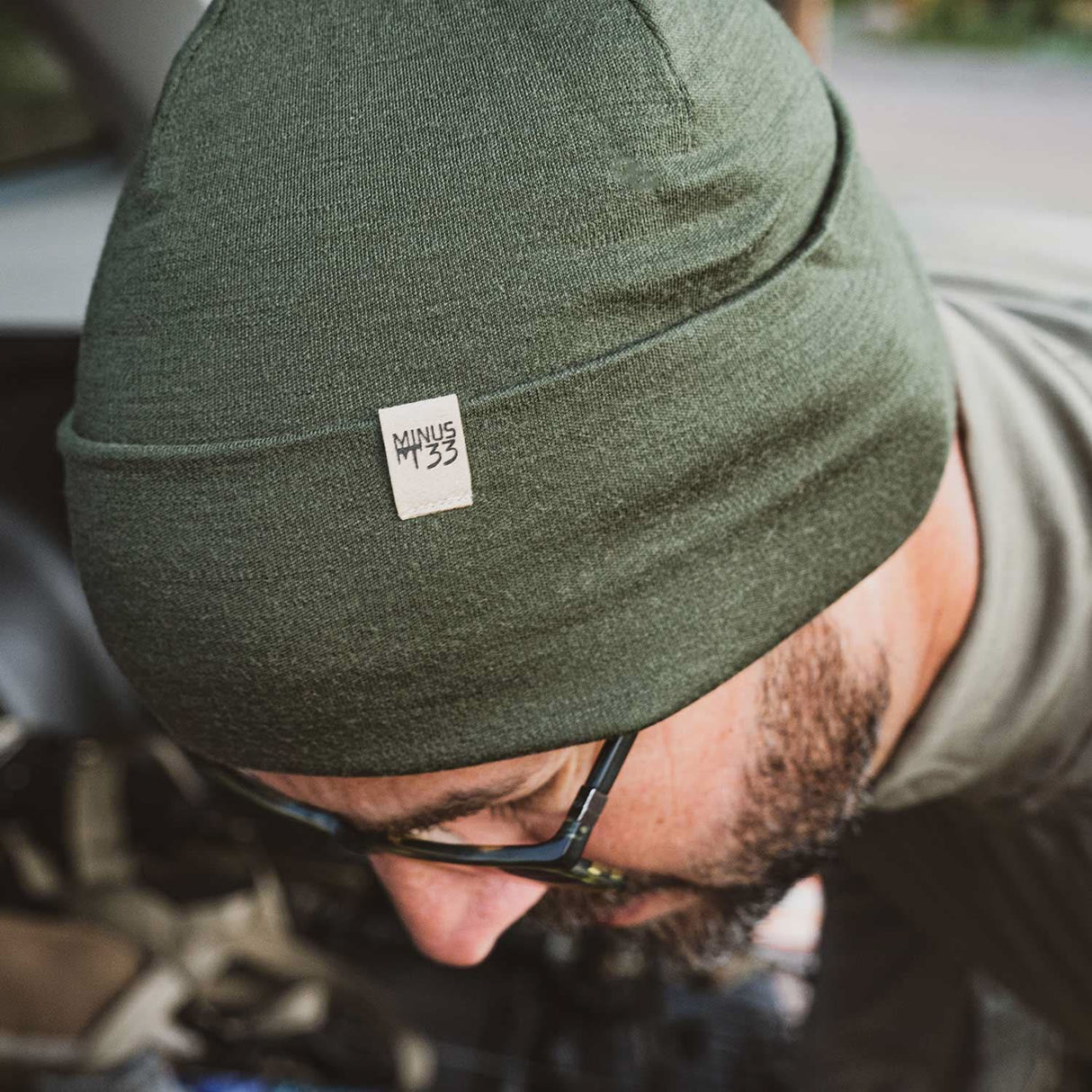 Lightweight Ridge Cuff Beanie 100% Merino Wool