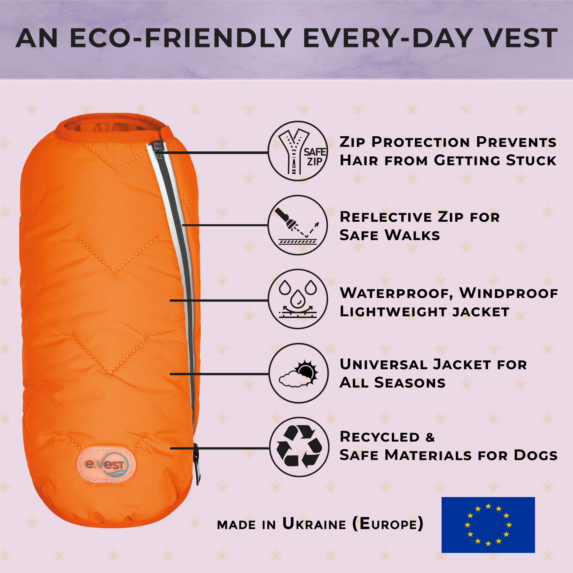 dog jacket, reflective dog jacket