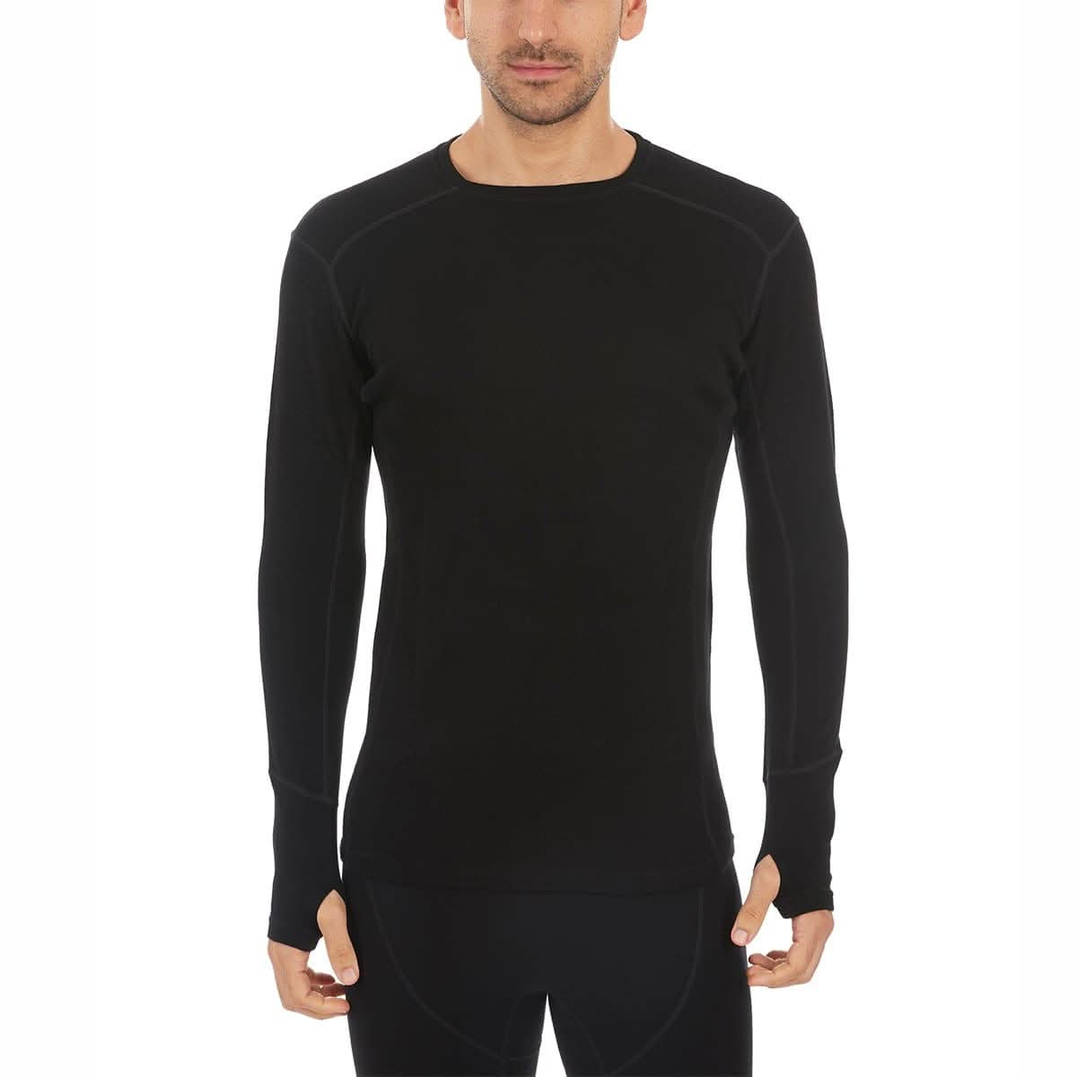 Men's Wool Long Sleeve Crew Woolverino