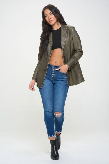 women blazer,  leather coat for ladies, ladies leather coat, jackets for women