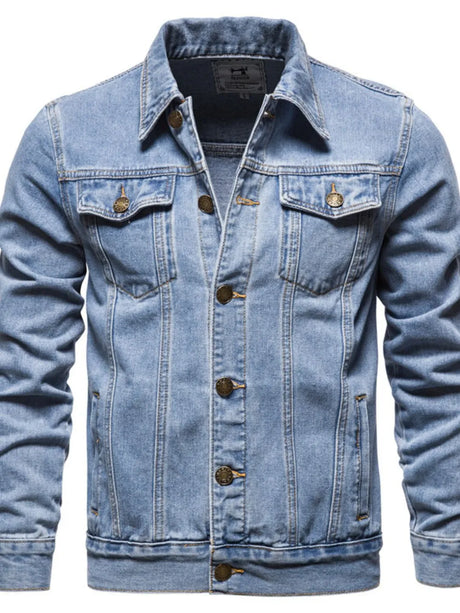 faded jean jacket