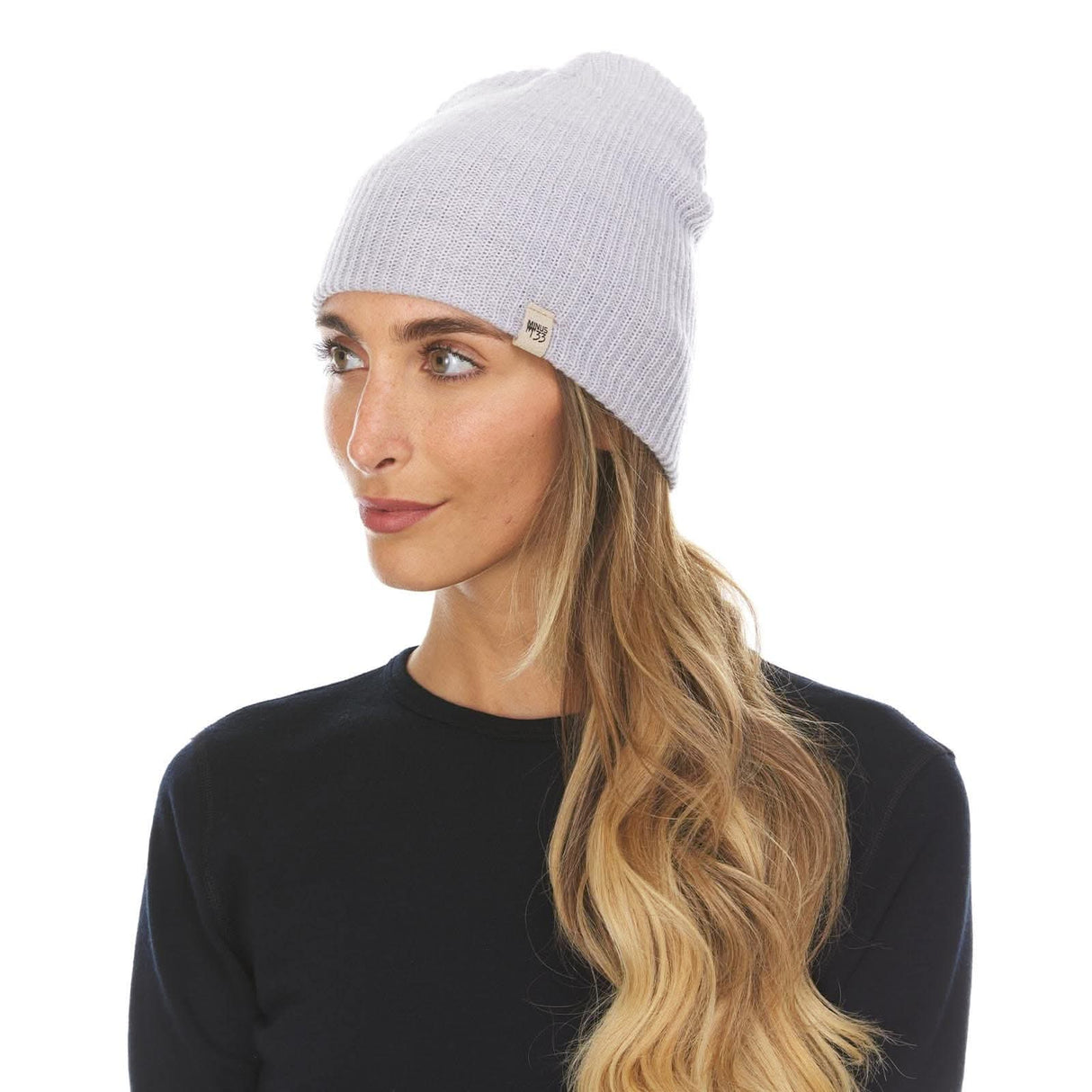 Everyday Rib Knit Beanie 100% Merino Wool