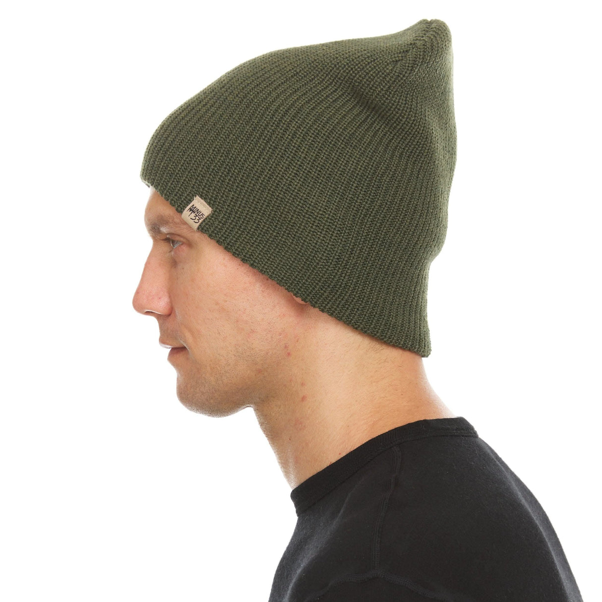 Everyday Rib Knit Beanie 100% Merino Wool