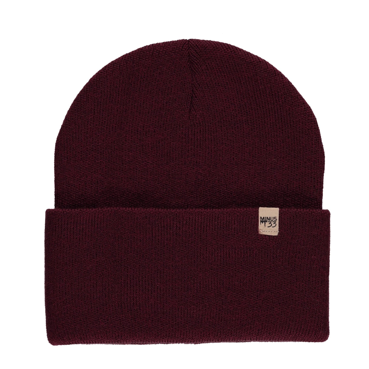 Midweight Knit Cuff Beanie 100% Merino Wool