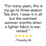 Men's Short Sleeve Crew 100% Merino Wool