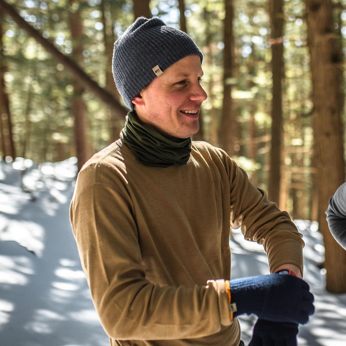 Midweight Men's Crew 100% Merino Wool