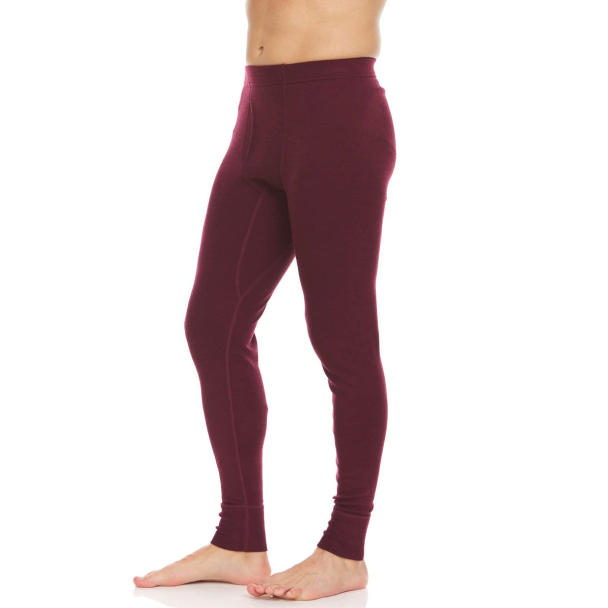 Midweight Men's Long Underwear Bottom 100% Merino Wool