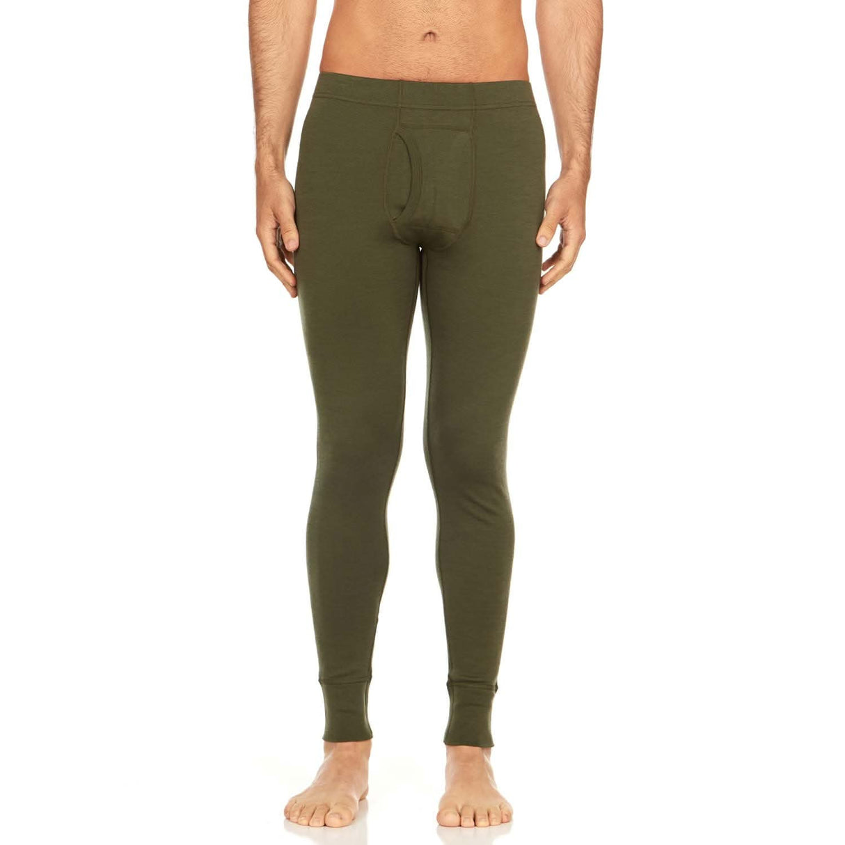 Midweight Men's Long Underwear Bottom 100% Merino Wool