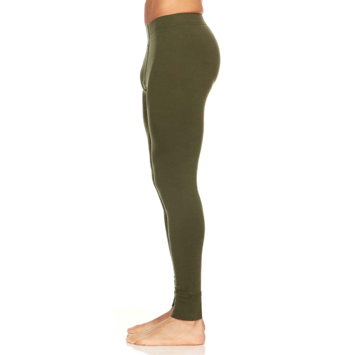 Midweight Men's Long Underwear Bottom 100% Merino Wool