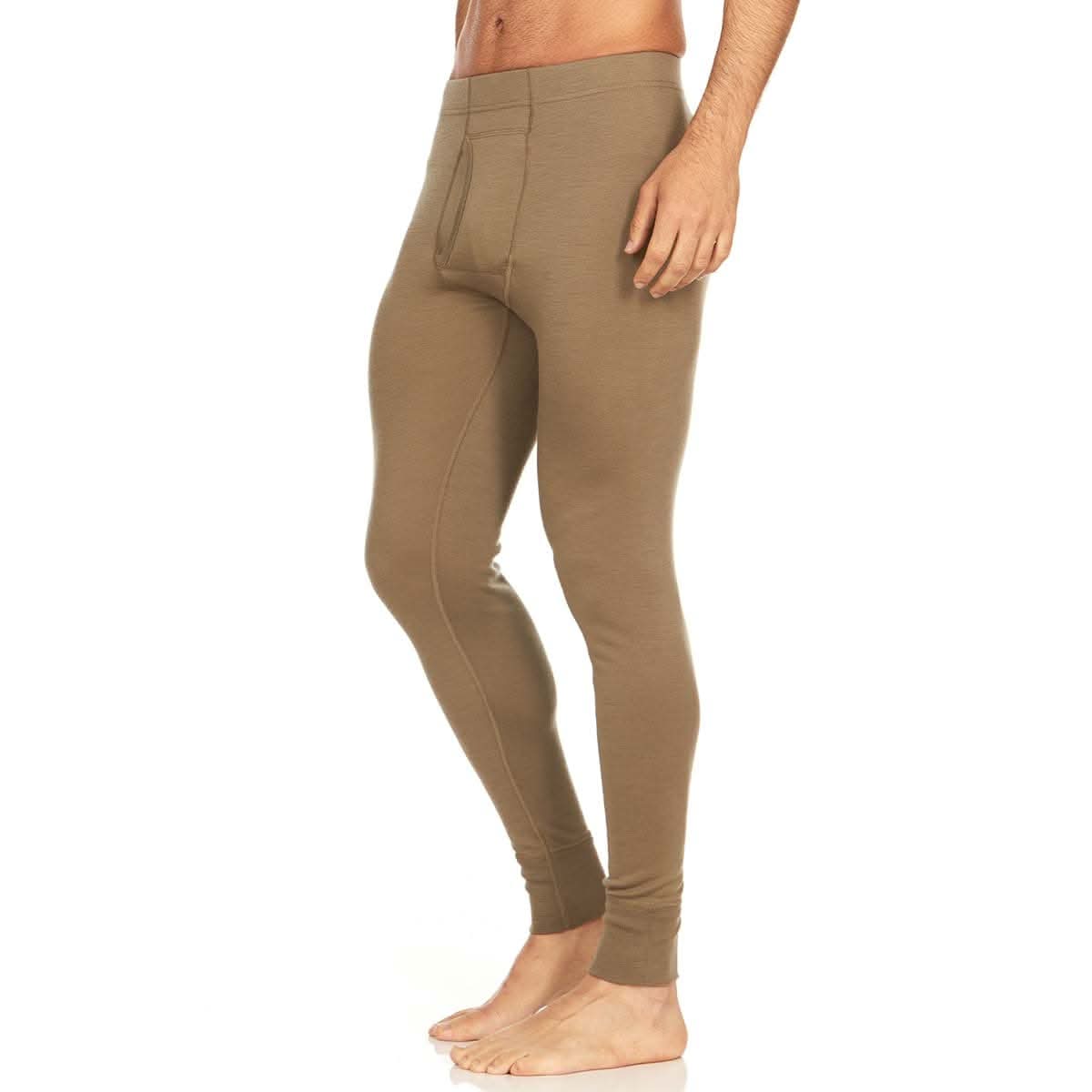 Midweight Men's Long Underwear Bottom 100% Merino Wool