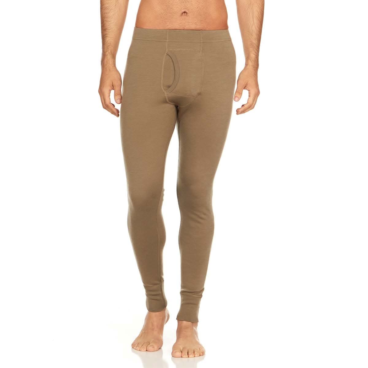 Midweight Men's Long Underwear Bottom 100% Merino Wool