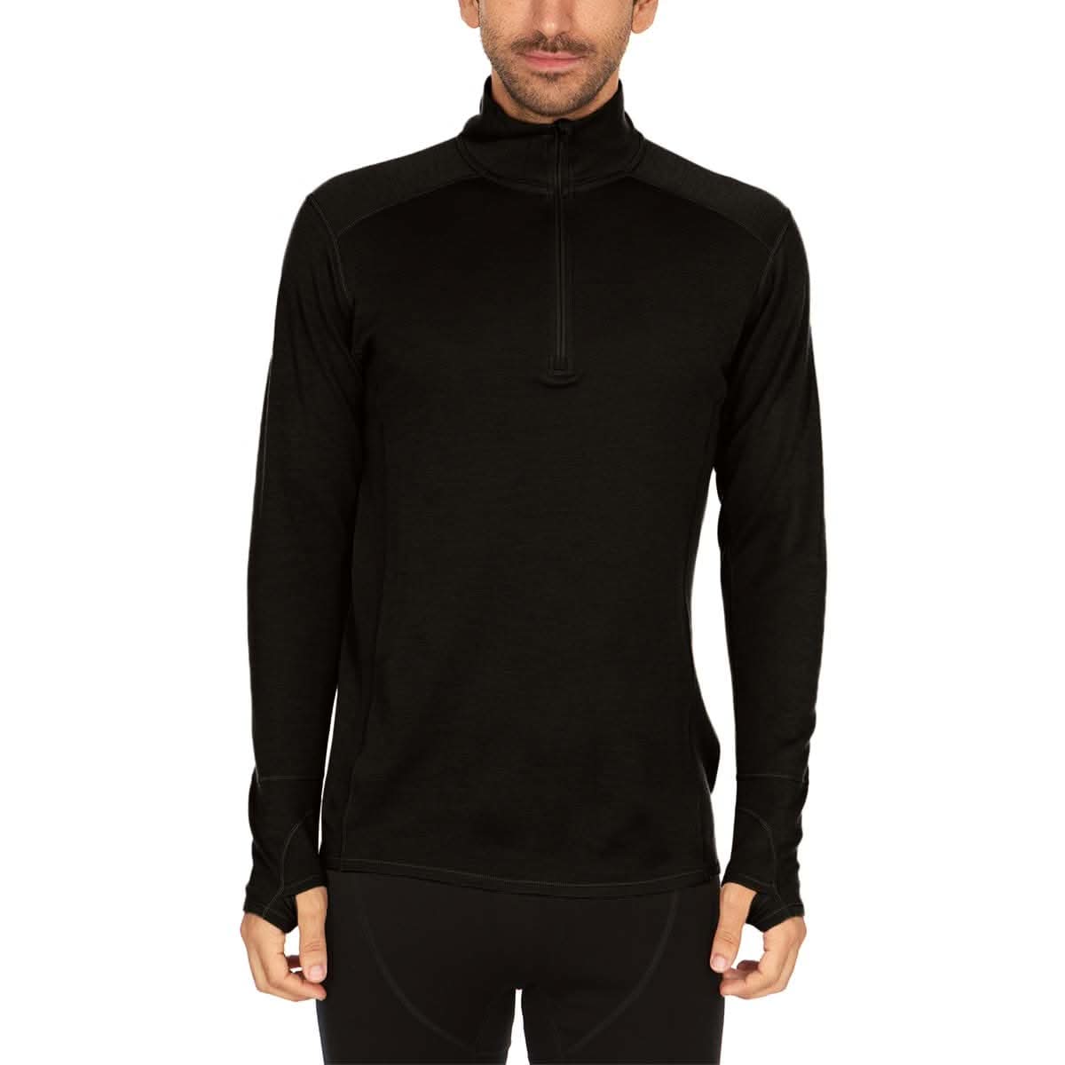 Midweight - Men's 1/4 Zip 100% Merino Wool