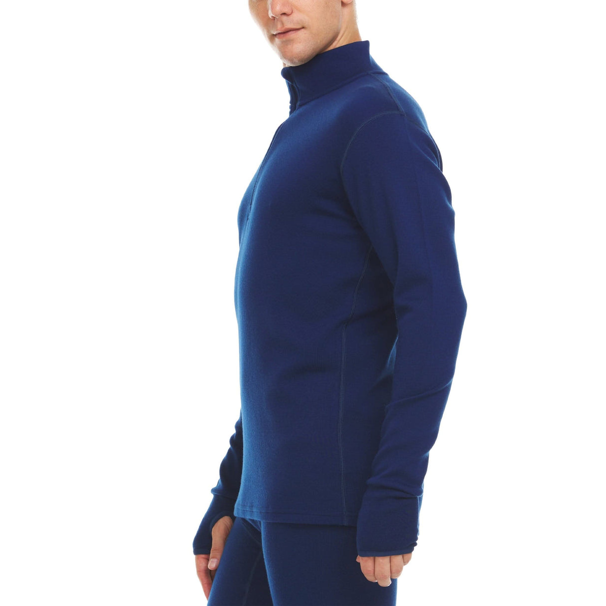 Men's Heavyweight 1/4 Zip, 100% Merino Wool