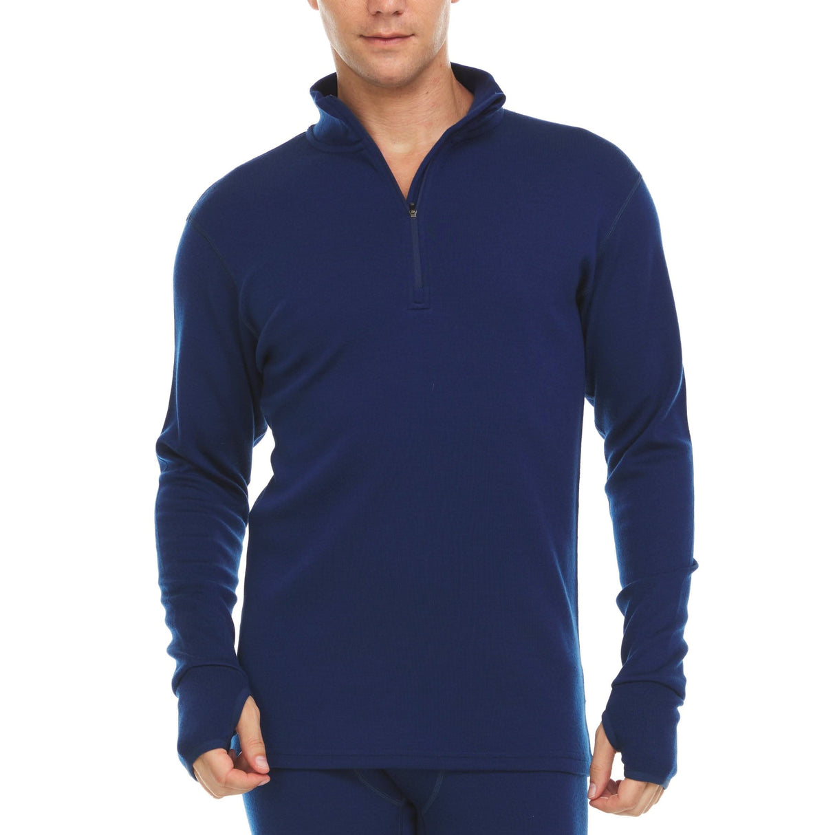 Men's Heavyweight 1/4 Zip, 100% Merino Wool