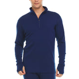 Men's Heavyweight 1/4 Zip, 100% Merino Wool
