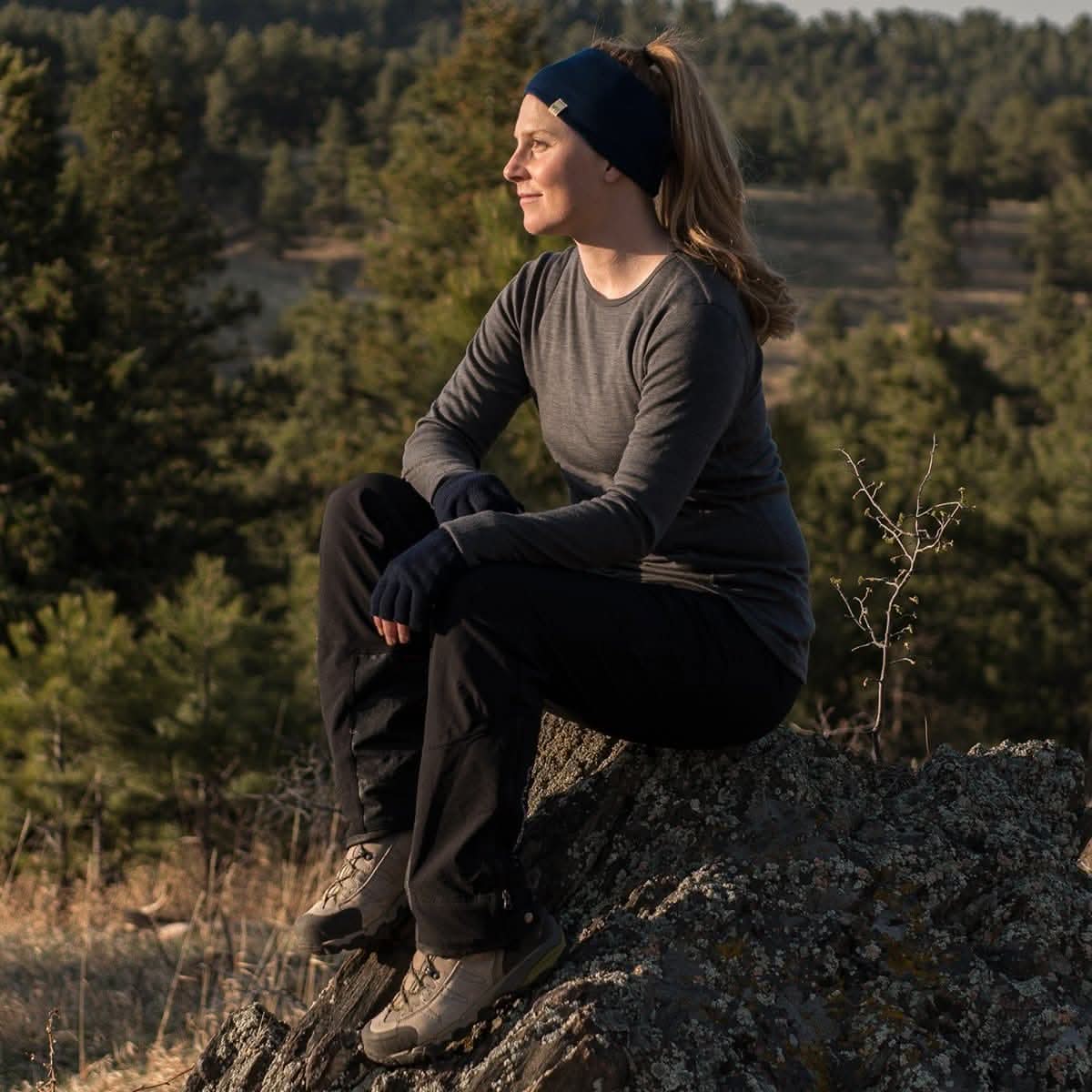 Women's Lightweight Crew 100% Merino Wool