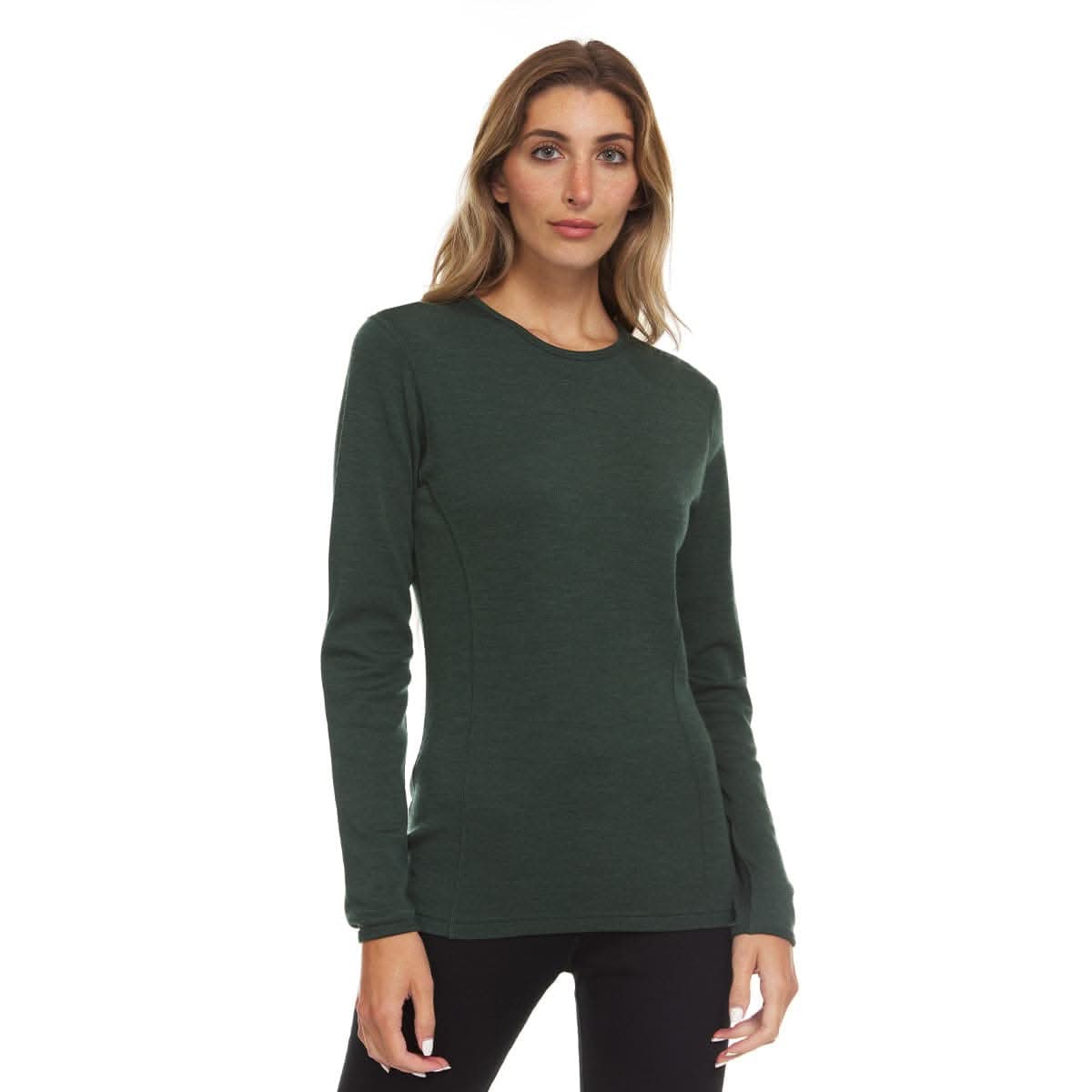 Ossipee Women's Midweight Crew 100% Merino Wool
