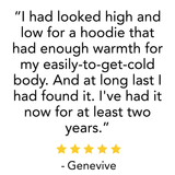 Women's Brushed Wool Hoodie Kodiak Fleece