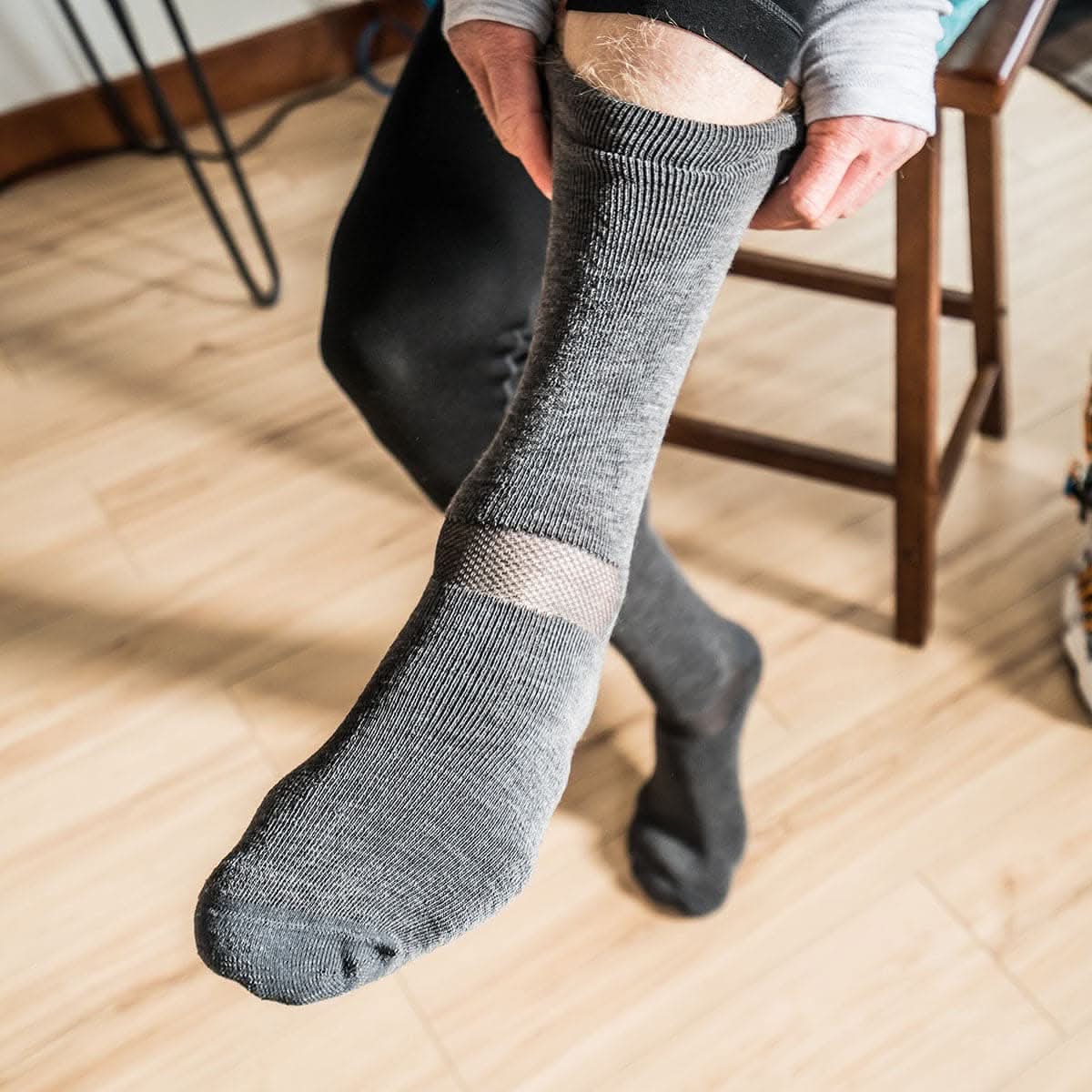 Lightweight Ski and Snowboard Over the Calf Socks