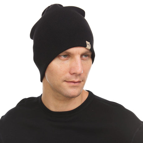 black beanie, gray beanie, grey beanie