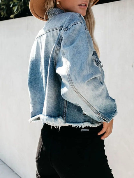 Cotton jean jacket