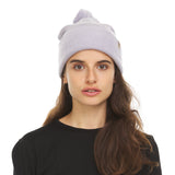 Knit Cuff Pom Beanie - Midweight, 100% Merino Wool