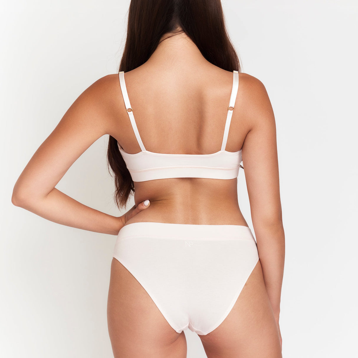 Cheeky Tanga Women's GOTS-Certified Organic Cotton Briefs, White