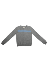 Women's Cashmere Wool Stripe Cardigan