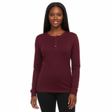 womens burgundy shirt