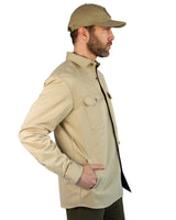 Men's Lined Yukon Flannel Shirt Jacket, Tan