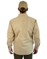 Men's Lined Yukon Flannel Shirt Jacket, Tan