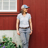 Women's Microweight Wool V-Neck T-Shirt Woolverino