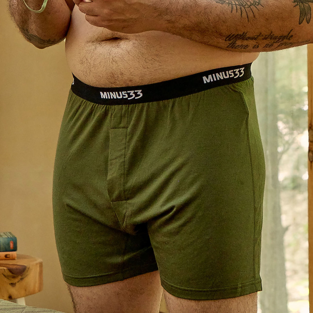 Men's Microweight Wool Boxer Shorts Woolverino
