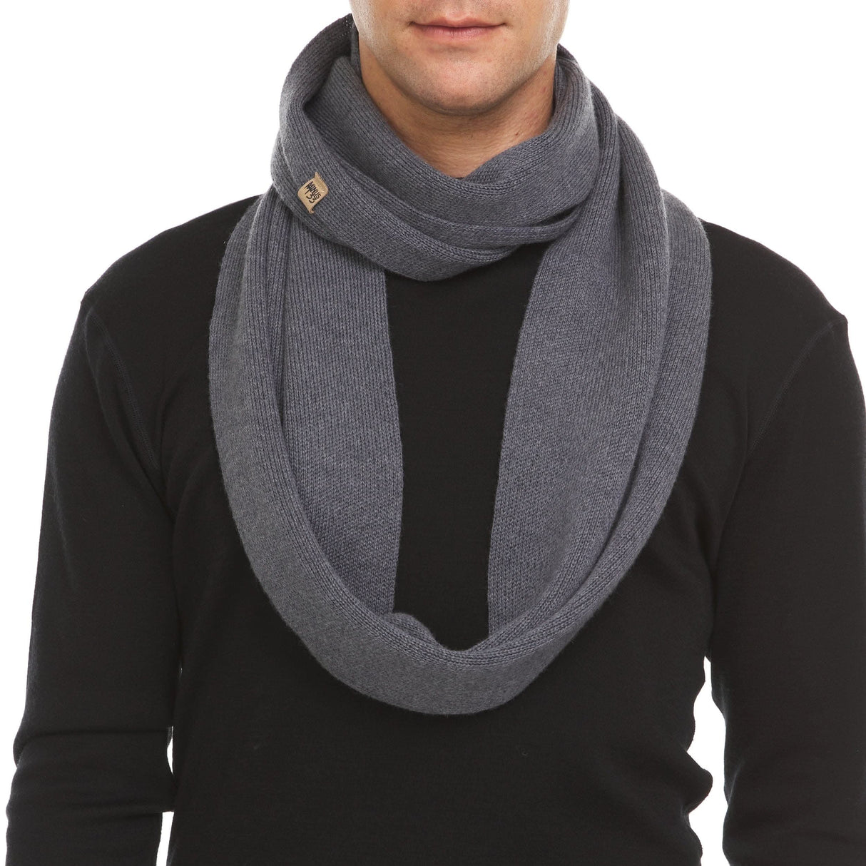 Everyday Knit Infinity Loop Scarf 100% Merino Wool