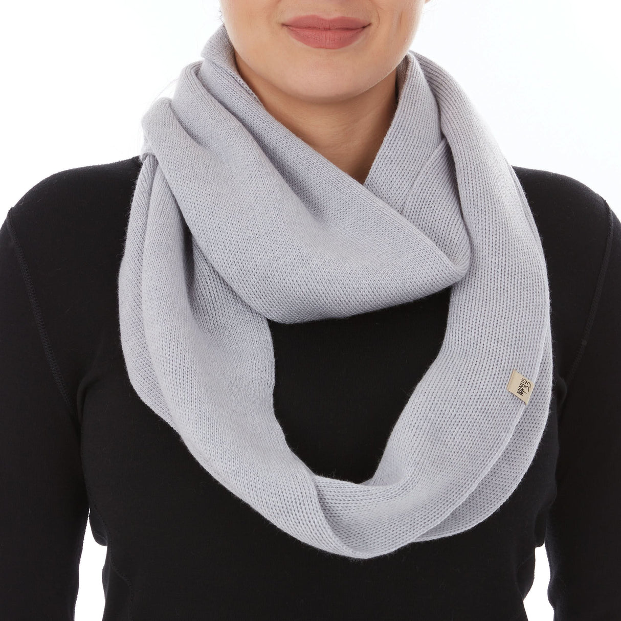 Everyday Knit Infinity Loop Scarf 100% Merino Wool