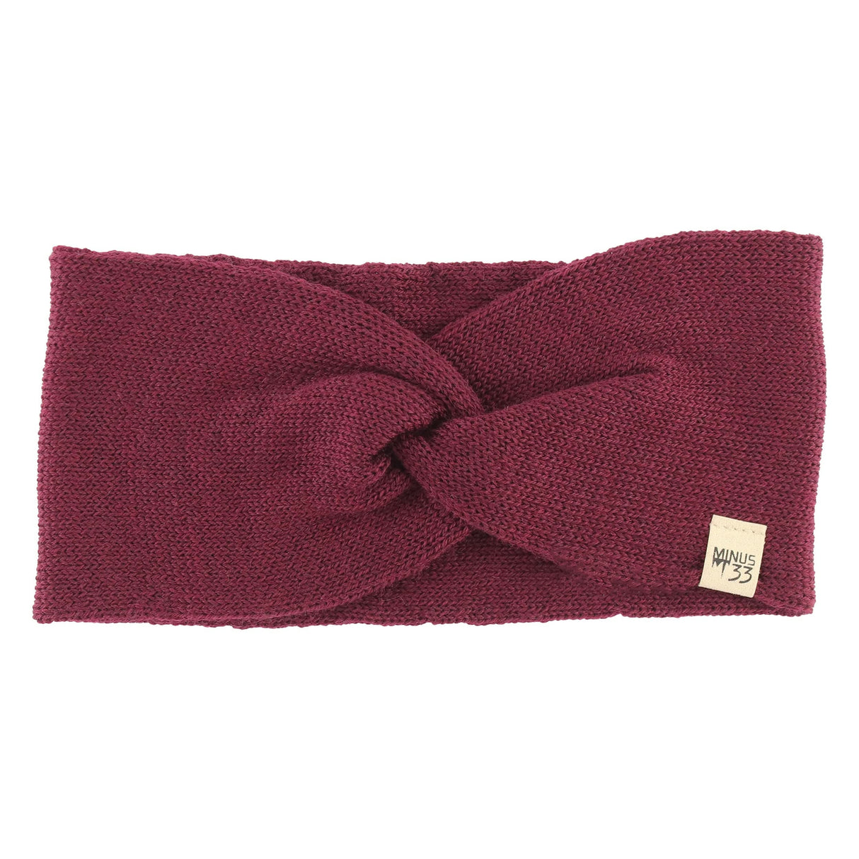 Knit Twist Headband - Midweight, 100% Merino Wool