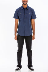 Men's Two Pocket Button Down Shirt, Men's Shirts