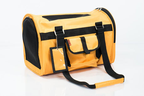 Pet carrier, orange