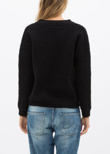 Women's Rag Wool Knit Crew Neck Sweater
