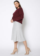 Women's Rag Wool Knit Crew Neck Sweater