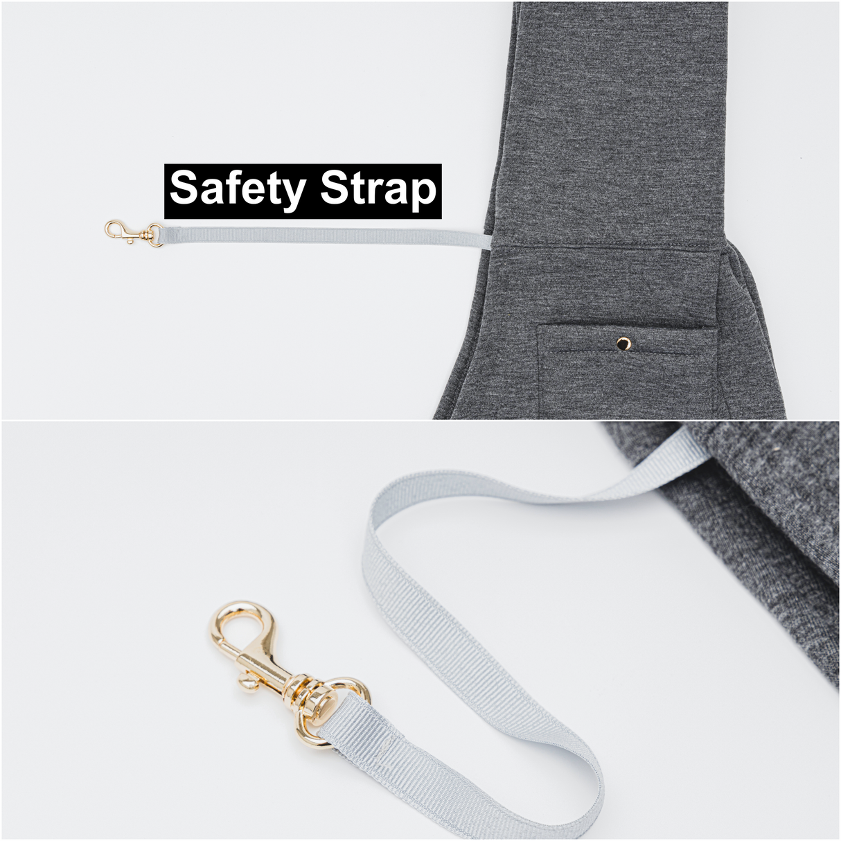 Pet Sling Carrier for Small Pets, Dog Sling with Cell Phone Pouch